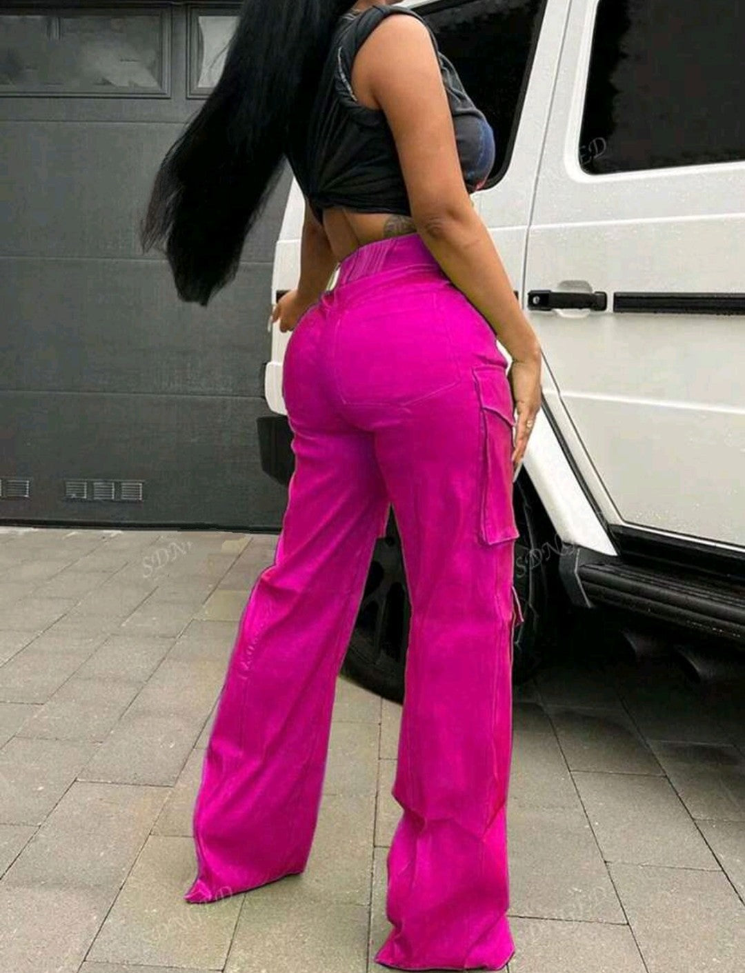 POCKETED CARGO PANTS