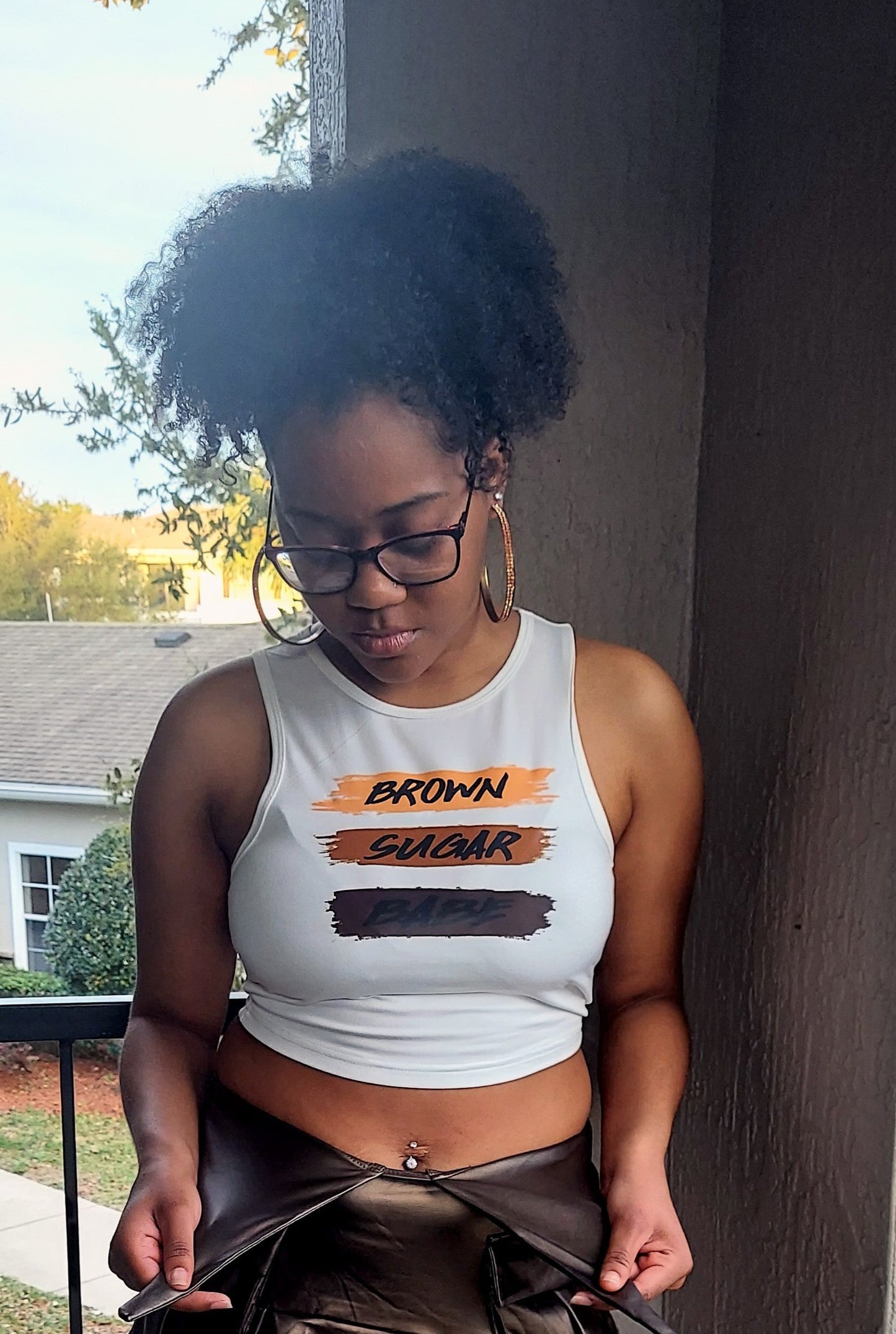 BROWN SUGAR BABY CROP TOP